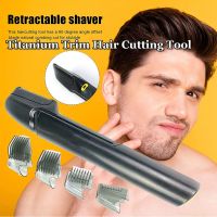 New 5 IN 1 Men Titanium Trim Hair Cutting Body Shaver Groomer Beard Trimmer Multi Use with 4 Comb Attachments 2 Power Types