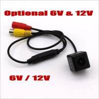 5V 6V 12V 24V Kamera Spion รถย้อนกลับสำรองข้อมูลที่จอดรถ HD CCD CAM RCA AV NTSC