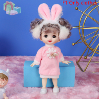 VEW8 ชุดตุ๊กตา16-18ซม.ชุดกระโปรงสำหรับ1/12 Doll Dress UP Accessories Girls Toy