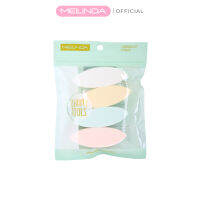 MEILINDA พัฟแต่งหน้า 4 ชิ้น Light Pastel 4pcs