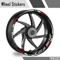 ✘▲✴ Reflective Motorcycle Accessories Wheel Sticker Hub Decals Rim Stripe Tape For Benelli TRK 502 TRK502 trk502