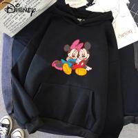 2022 Autumn Winter Mickey Cartoon Hoodies Disney Women Sweatshirt Female Hoodie Kawaii Cute Graphic Unisex Tops Couple Clothes Size Xxs-4Xl