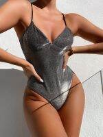 One-Piece Suits Wire Free with Pad Beach Clothing Female Bodysuit Bath Clothing Woman Clothes Swimwear Women Bodysuit Summer