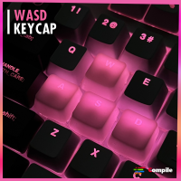 WASD Keycap ปุ่มคีย์บอร์ดแสงลอด 4ปุ่ม วัสดุแข็งแรง (อ่านรายละเอียดสินค้าก่อนสั่งซื้อ)