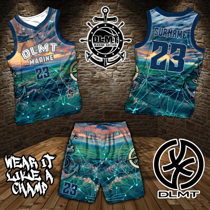 DLMT MARINE CODE DLMT189 FULL SUBLIMATION JERSEY | Lazada PH