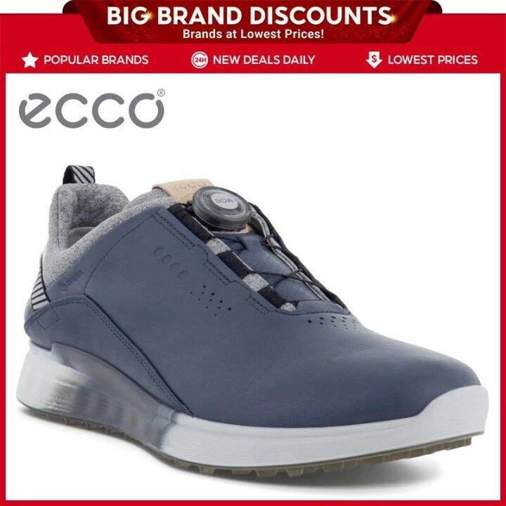 EECCOO Golf S-three Men's GORE-TEX Waterproof casual sports shoes Leather  Running Shoes Outdoor walking shoes 