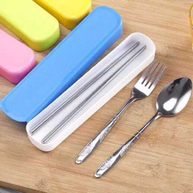 Spoon And Fork And Chopsticks Set stainless Lazada PH