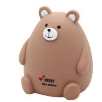 Cute Pig Bear Money Box Piggy Bank Vinyl Anti-fall Safe Box Savings Box for Coins Home Decoration Childrens Gifts