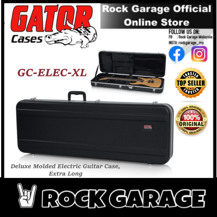 Gator GCELECXL Deluxe Molded Electric Guitar Case, Extra Long Lazada