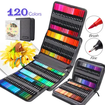 Buy Dual Brush Pens Online - Dual Brush Markers (12 & 24 Set