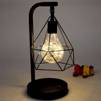 Vintage Industrial Retro Lamp Black Vintage Edison Desk Iron Night Light