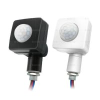 JOTNTP ไฟ LED ปรับได้ไฟสาดแสงอัตโนมัติ Saklar Lampu Sensor บางเฉียบเครื่องตรวจจับเซ็นเซอร์ตรวจจับการเคลื่อนไหวกลางแจ้งสวิตช์ PIR IP65เซ็นเซอร์ตรวจจับการเคลื่อนไหวสวิตช์เซ็นเซอร์ตรวจจับควมเคลื่อนไหวอินฟราเรด