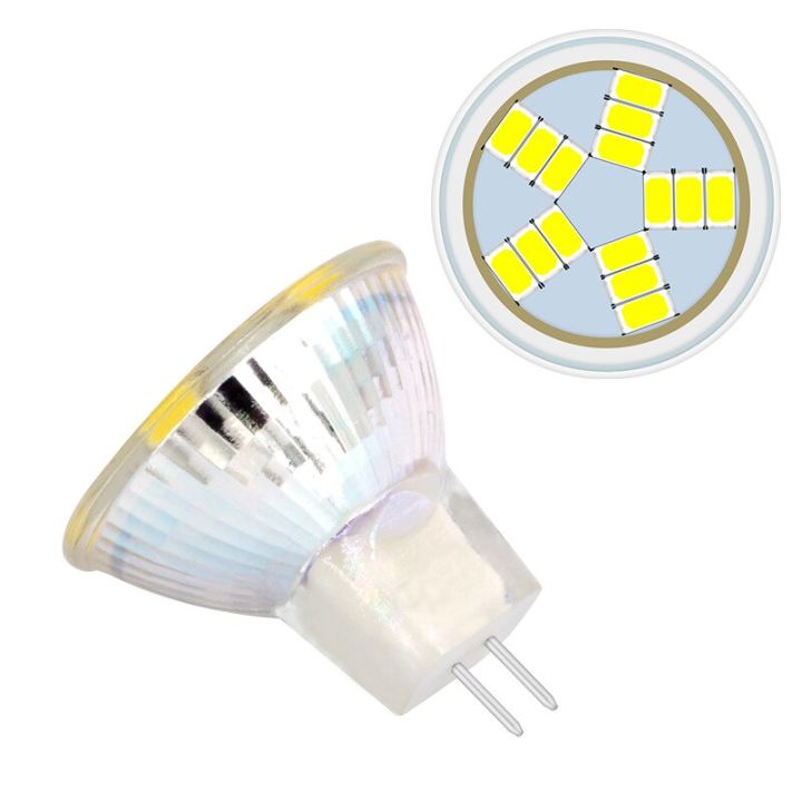 2023new 10Pcs/Lot 35MM Mini Led Bulb MR11 GU4 3W 5W 7W 5730SMD Lamp Warm Cold White LED Energy Saving Spotlight 12V Glass Cup Light | PH