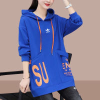 Ladies Cotton Korean Style Hooded Sweater Pullover Long Sleeve Top Jacket