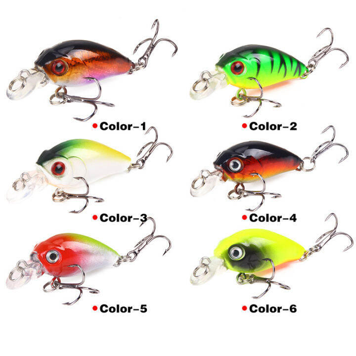 1pcs-3d-eyes-3-8g-4-5cm-minnow-umpan-memancing-พลาสติกเหมือนจริงเหยื่อล่อปลา