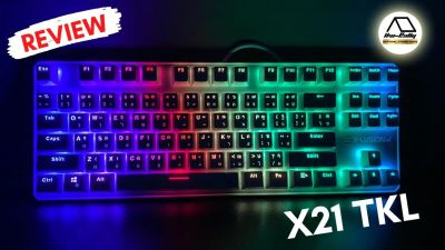Nubwo X21 TKL Mechanical Full RGB Gaming Keyboard คีบอร์ดเมคานิคอล