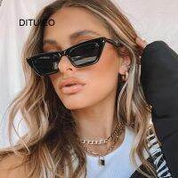 Fashion Black Square Sunglasses Woman Brand Designer Retro Sun Glasses Female Cat Eye Small Frame Vintage Unisex Oculos De Sol