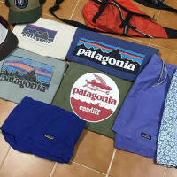 จุด Patagonia Retro คู่แบบพิมพ์จดหมายผ้าฝ้ายแขนสั้นเสื้อยืด Tee