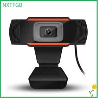 กล้อง NXTFGB กล้องคอมพิวเตอร์360 ° หมุนได้ USB เดสก์ท็อป2.0 PC กล้อง HD 1080P กล้องเว็บแคมไมโครโฟนคลิปออน