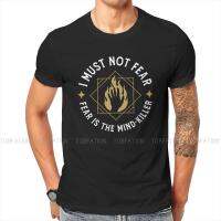 Dune Adventure Movie I Must Not Fear T Shirt Classic Fashion High Quality Tshirt Big Size Crewneck Streetwear