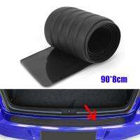 【CW】Car Trunk Stickers Styling Mouldings Door Guard Rear Bumper Protector Cover 90x8cm Rubber Strip Automobile Accessories Universal