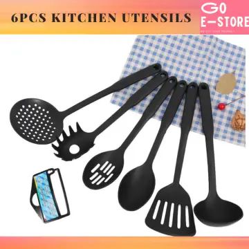 DI ORO Silicone Turner Spatula Set - Kitchen Spatulas for Nonstick Cookware  6pcs