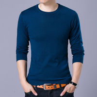 Hombres Pullover O-neck Slim Fit Knitting Hombres Long Sleeve Sweaters Fashion V-neck Mens Sweaters Big Size N5870