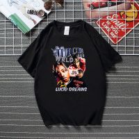 Juice Wrld Vintage T Shirts Mens Fashion Rap T-Shirts Hip Hop Streetwear Casual Tees Top MenS Clothing Unisex Cotton Tshirt