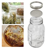 Jar Sprouting Lids Wide Mouth Mason Sprout Jar Lids Kit for Making Organic Bean Sprout Seeds