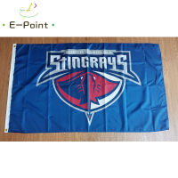 ECHL เซาท์แคโรไลนาปลากระเบนธง3x5ft (90X150เซนติเมตร) ขนาดใหญ่ขนาดเต็มตกแต่งคริสต์มาสสำหรับบ้านธงแบนเนอร์ของขวัญ