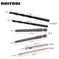 【Big-Sales】 DVX Divisoria Extension mall RUITOOL 22pcs Drill Bit Set Twist Screwdriver Glass Hole Woodworking Power Tools Accessories Multi Tool