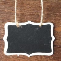 【YD】 Shipping signs 5pcs/lot Wood Chalk Board Blackboard With Rope Wedding Event Decoration