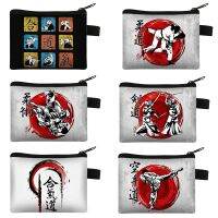 ✥∋✕ Martial Arts Judo Jujitsu Karate Do Kendo Taekwondo Kanji Bushido Coin Purses Cute Wallet Earphones Key Holder Money Coin Bag