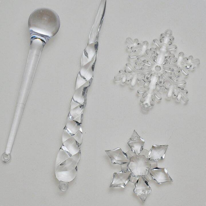 40pc-snowflake-icicle-christmas-ornaments-new-year-ornaments-crystal-christmas-tree-transparent-ornaments