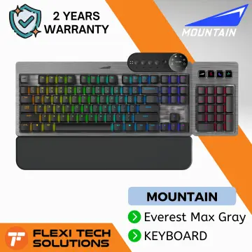 Everest Max - Modular hotswap mechanical keyboard with displays