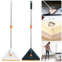 Cleaning Mop 360° Rotatable Adjustable Length Triangular Mop Soft Super Water Absorption Dry and Wet Wall Cleaning Mop for Floor