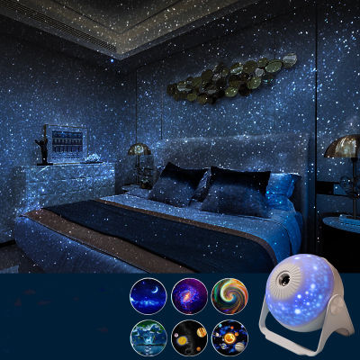 12 In 1 LED Galaxy Projector Planetarium Projector Night Light Star Sky Projector สำหรับตกแต่งบ้านเด็ก Birth เพดาน Nightlights