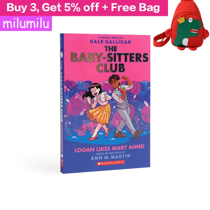 milumilu The Baby-Sitters Club#8 Logan Likes Mary Anne Extracurricular English  cartoon Novels | Lazada PH