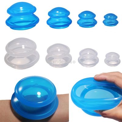hot【DT】 Silicone Cupping Set cups Jars Face Massage Anti Cellulite Weight Loss