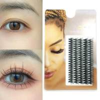 3D Soft Mink ขนตาปลอมธรรมชาติยาว Wispy แต่งหน้า Fake Eye Lashes เครื่องมือขยาย ขนตาปลอมติดเอง ช่อขนตาปลอม