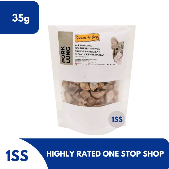 Treatos by Joey Pork Lung Dog Treats, 35g Lazada PH