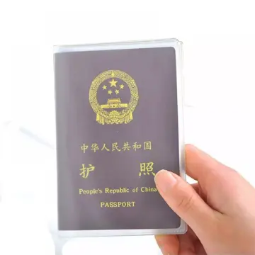 Buri clear passport cover case holder