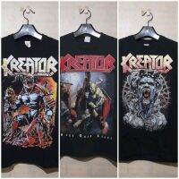 【s-5xl】ผ้าฝ้าย 100%เสื้อวงดนตรี - KREATOR / LOCKUP S-5XL