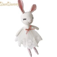 Bunny Girl Soft Toys for Children Nursery Room Decor Premium Baby Comforter Doll Handmade Ballet Rabbit Stuffed Animal Toys