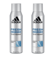 Adidas Fresh Endurance Body Spray for Men อาดิดาส เฟรช เอนดูแรนซ์ ดิโอ สเปรย์ 150ml. (2ขวด)