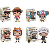 Toystoreshop FUNKO POP Anime OnePiece Figure Luffy &amp; Chopper &amp; ACE &amp; Law &amp; ZORO &amp; Figure For Kids Play Collectible New Year Birthday Gift For Kids 10Cm