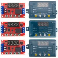 DC 5โวลต์12โวลต์24โวลต์10A ปรับเวลาล่าช้าโมดูลรีเลย์ด้วยกรณี32โหมด LED ดิจิตอล Timming ไกจับเวลาควบคุมสวิทช์ชีพจร