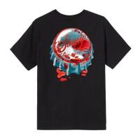 2023 FOR♛▦✺ 100 cotton popular logo Stussy stu American west short sleeve T-shirt coke cover loose skateboard ins men and women in the streets