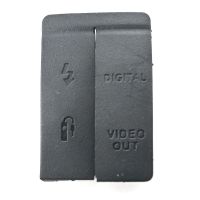 1 Set Rubber Door Bottom Cover Camera Door Bottom Cover USB/-Compatible DC IN/VIDEO OUT for Canon 40D