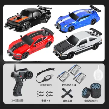 2.4g Drift Rc Car 4wd Rc Drift Car Toy Remote Control Gtr Model Ae86  Vehicle Car Rc Racing Car Toy For Children Christmas Gifts